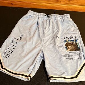 Smart Living Sky Blue Athletic Shorts